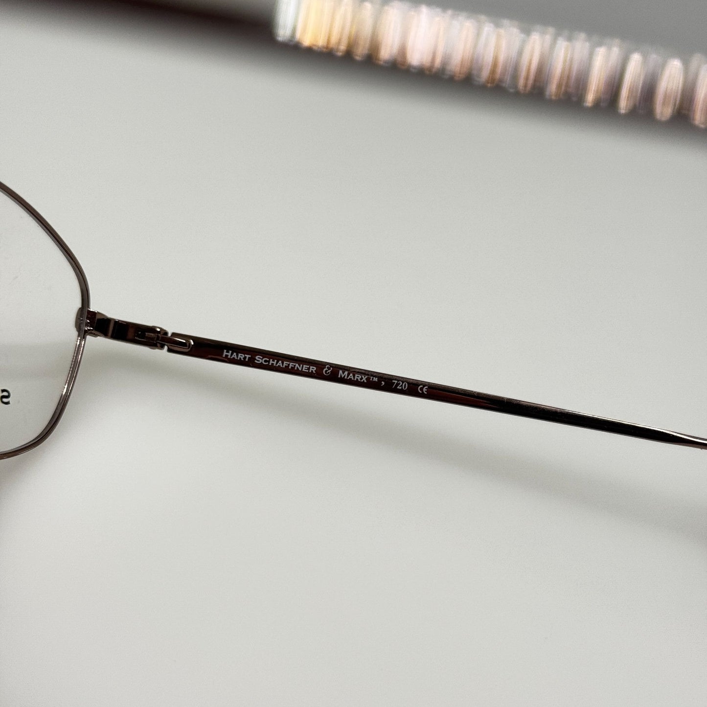 Hart Schaffner & Marx Eyeglasses Eye Glasses Frames Golden Check 720 53-18-145