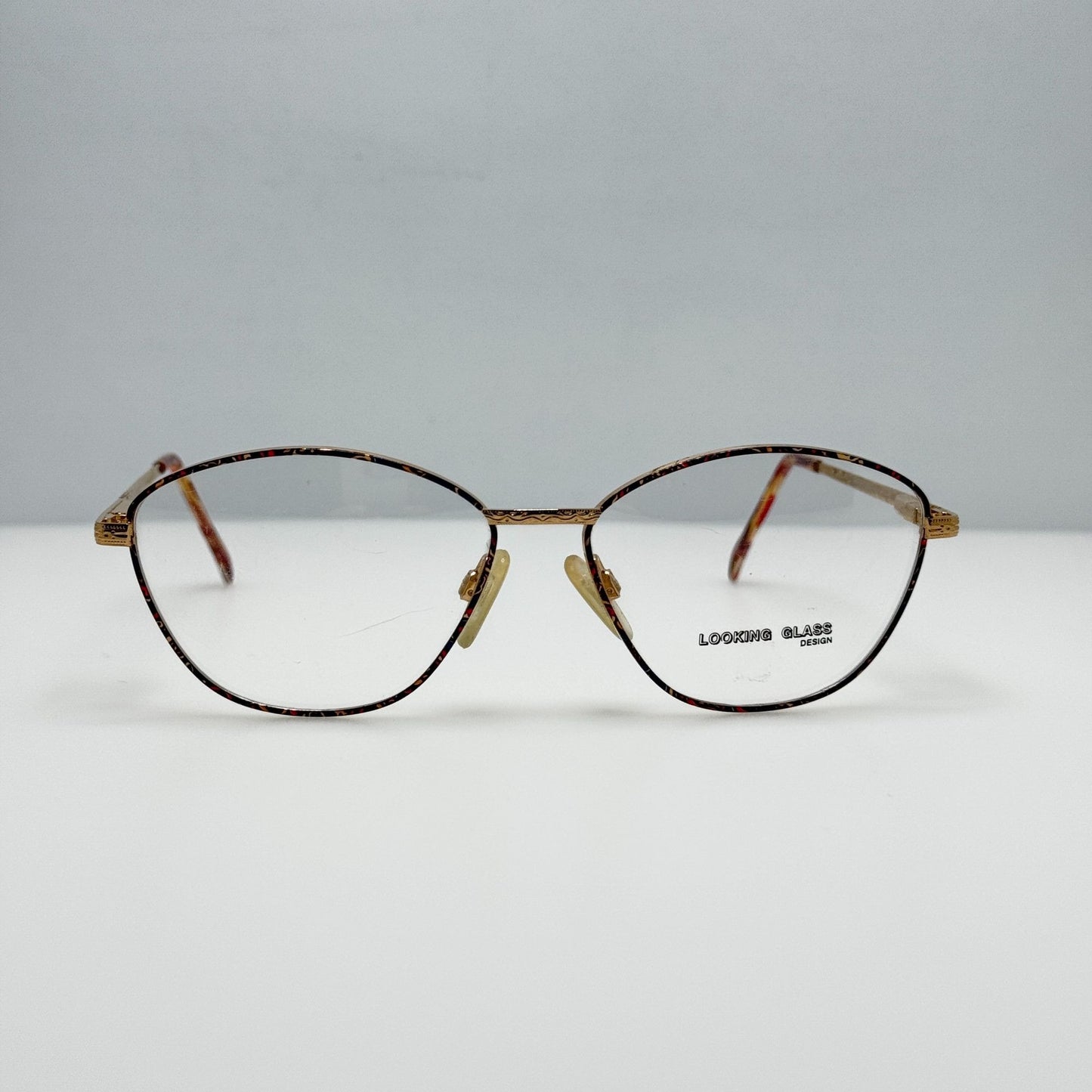 Looking Glass 9040 Gold Demi Blue Eyeglasses Eye Glasses Frames 52-18-140