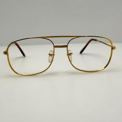 Unbranded Gold Vintage Retro Eyeglasses Eye Glasses Frames 46L