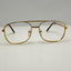 Unbranded Gold Vintage Retro Eyeglasses Eye Glasses Frames 46L
