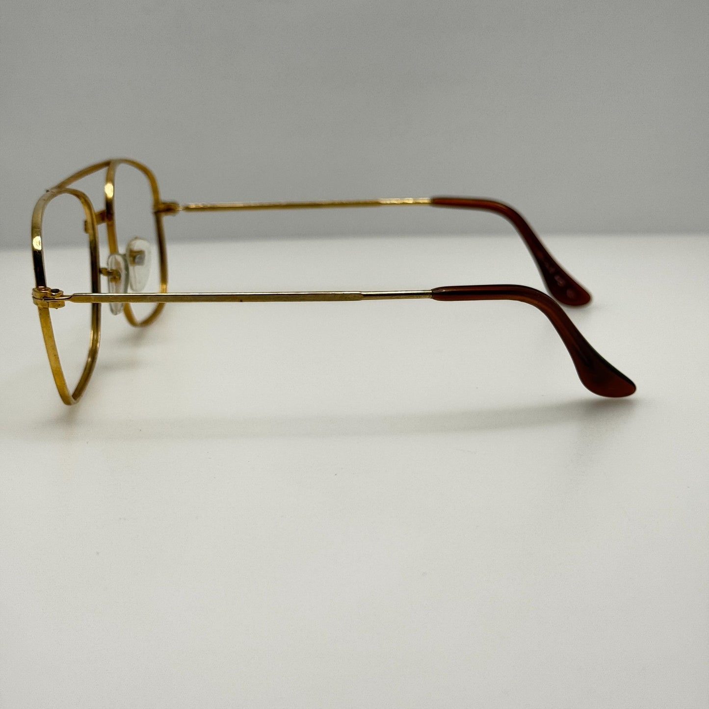 Unbranded Gold Vintage Retro Eyeglasses Eye Glasses Frames 46L