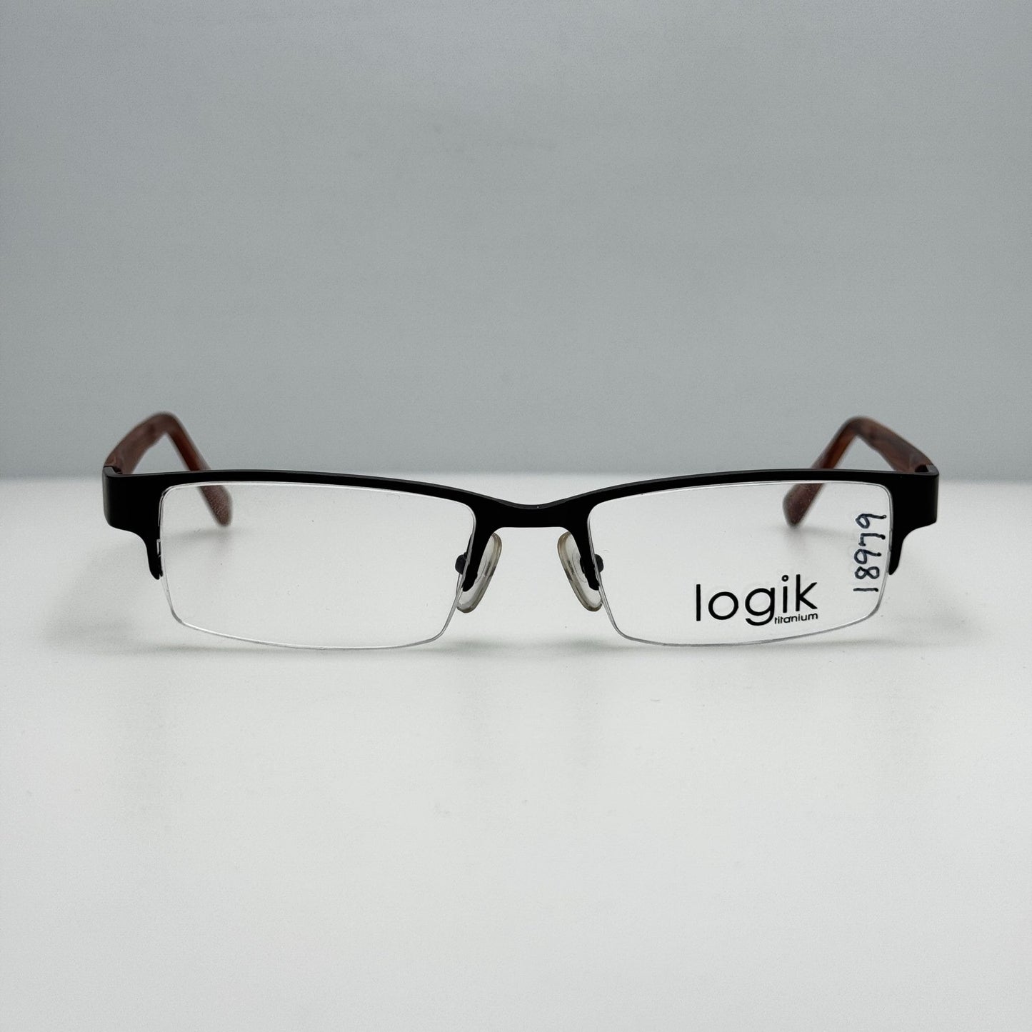 Logik TLO-01 003 Eyeglasses Eye Glasses Frames Titanium 51-18-137