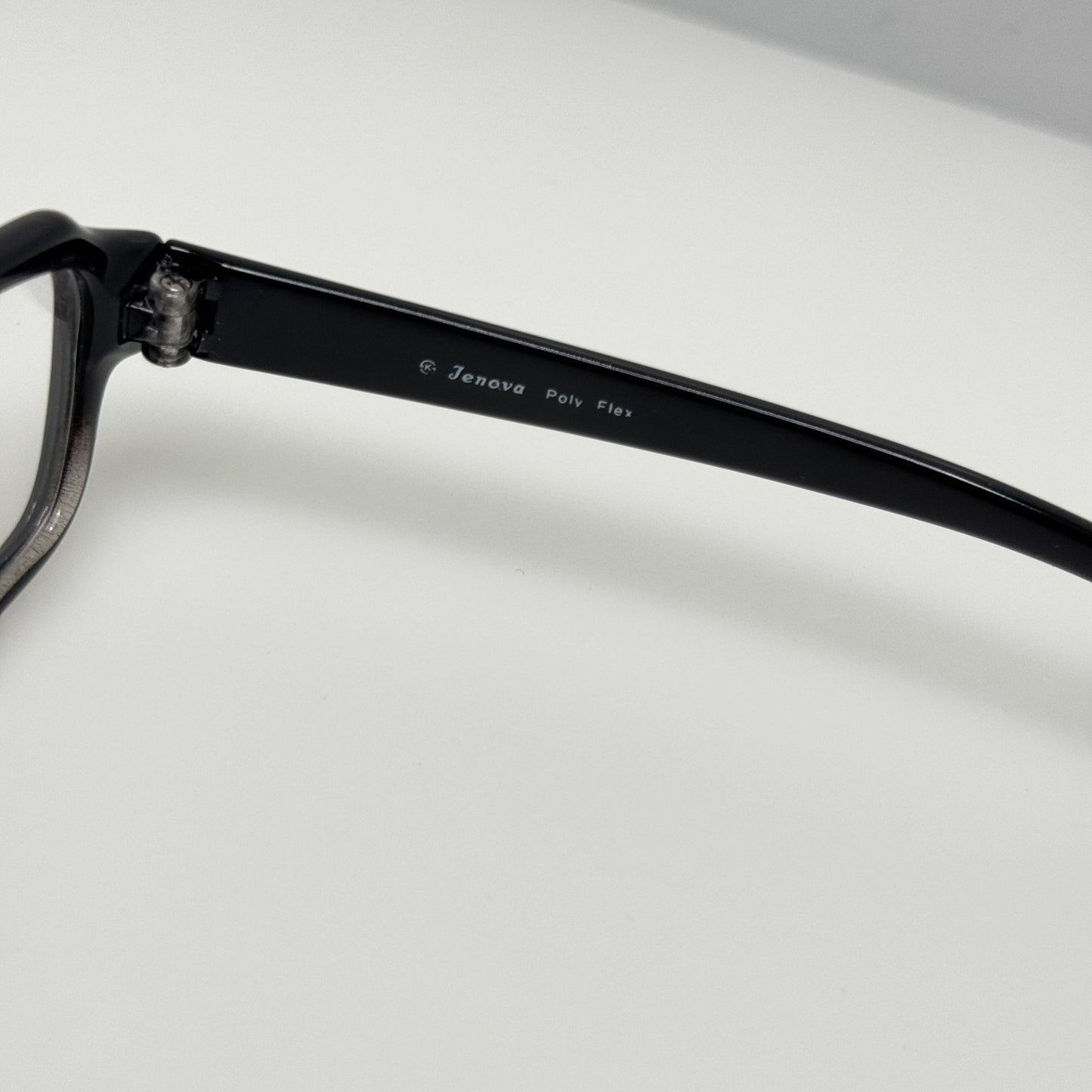 Jenova J-716 Black Poly Flex Eyeglasses Eye Glasses Frames 52-18-138