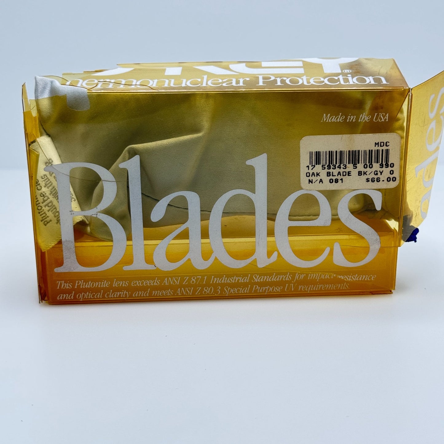 Oakley Sunglasses Blades BK/GY Z87.1Vintage