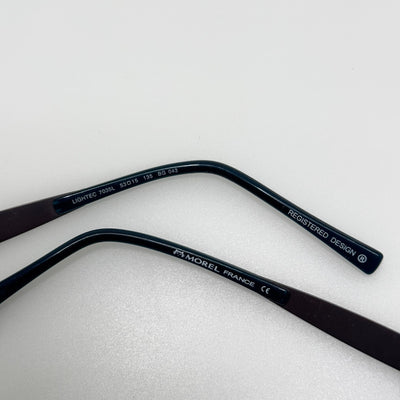 Morel Lightec 7035L BG 043 53-15-135 France Eye Glasses Temple Arms Only PARTS