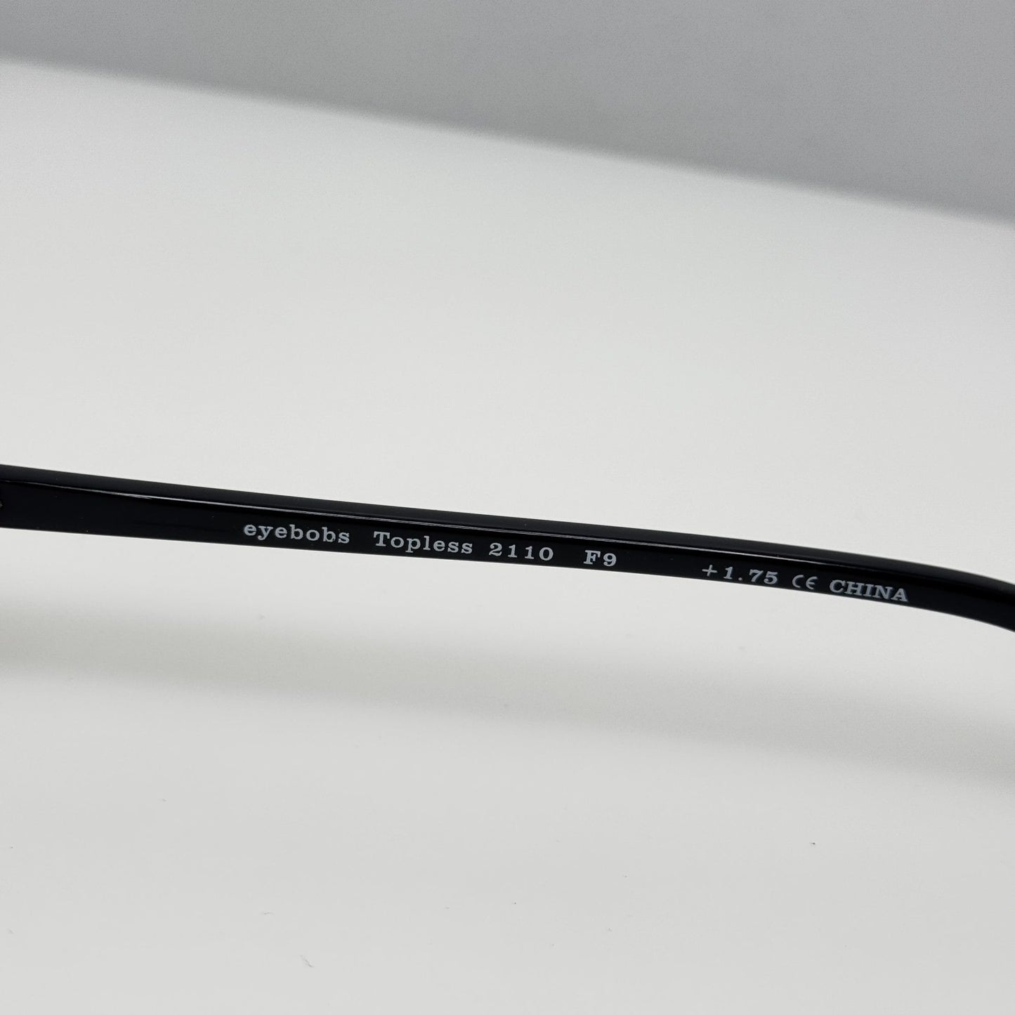 Eyebobs Eyeglasses Eye Glasses Readers 2110 F9 Topless 36-28 +1.75