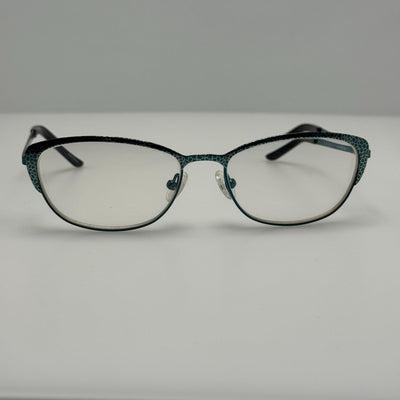 London Fog Layla Teal Eyeglasses Eye Glasses Frames 53-16-135