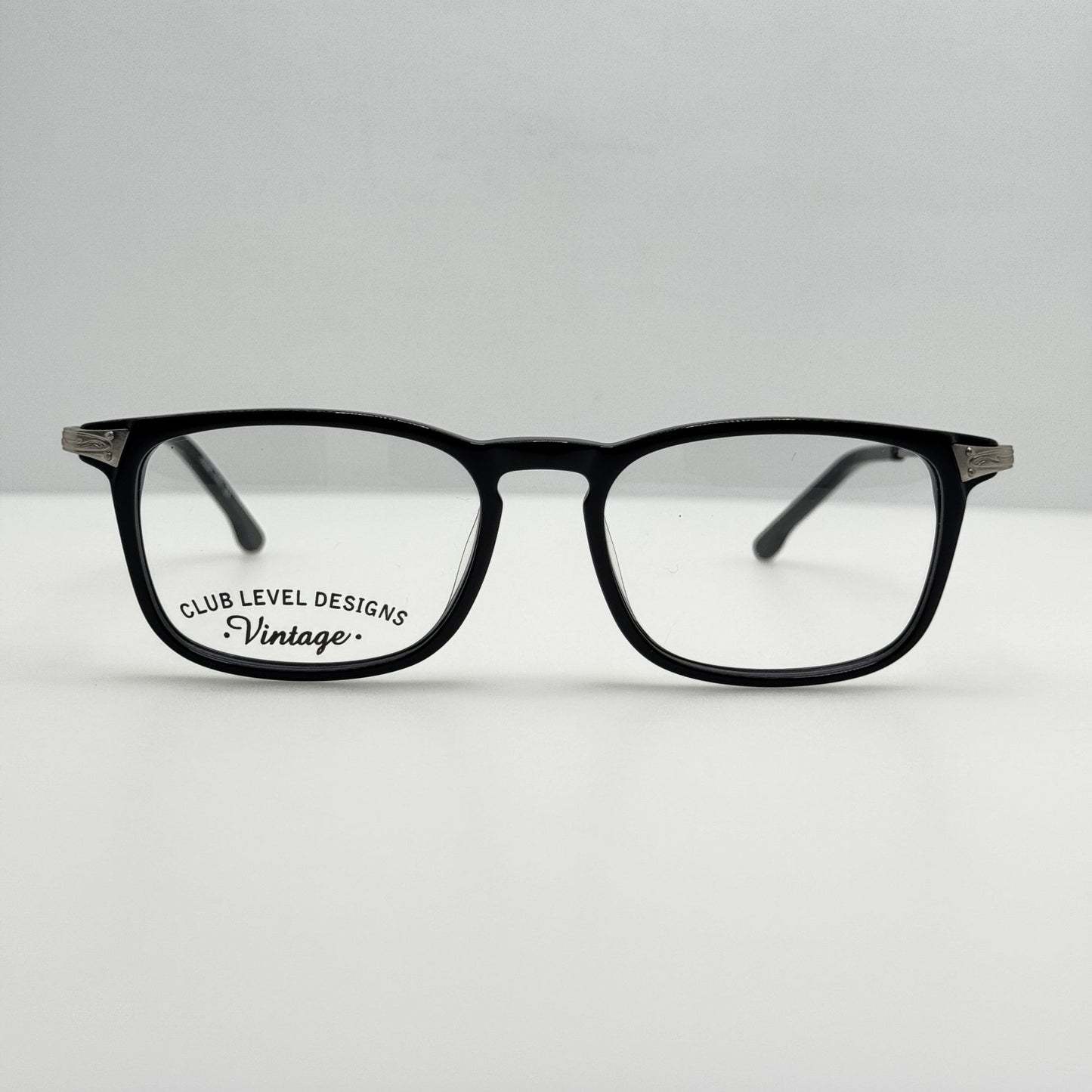 Club Level Designs Eyeglasses Eye Glasses Frames CLD 9214 C3 Black 50-17-145