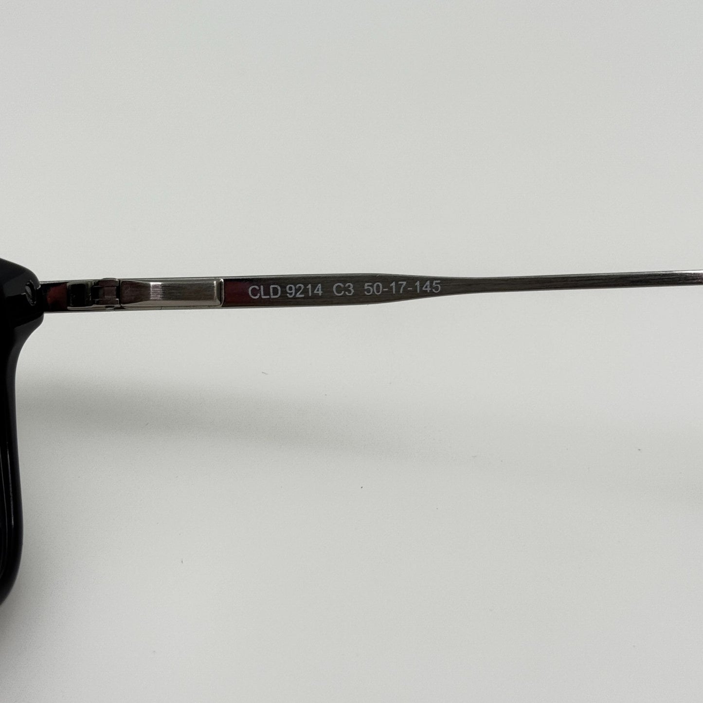 Club Level Designs Eyeglasses Eye Glasses Frames CLD 9214 C3 Black 50-17-145
