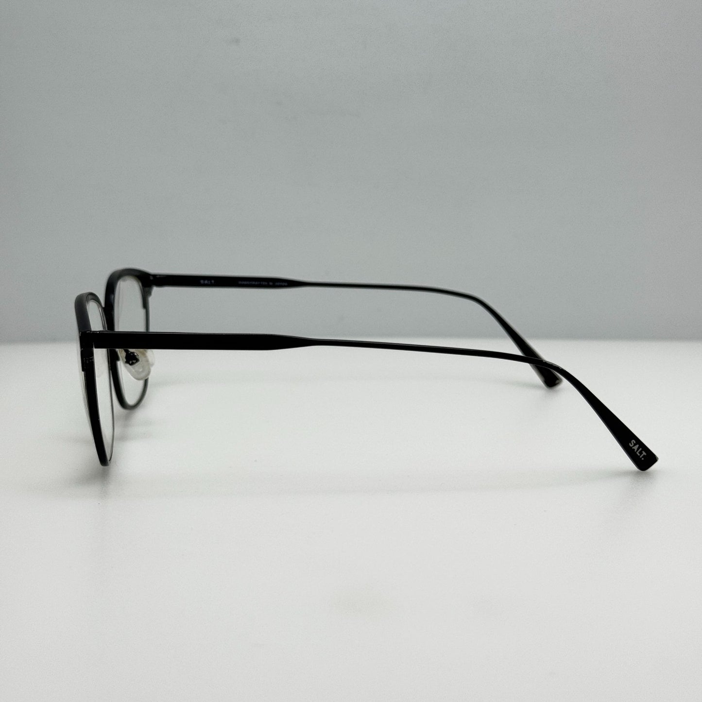 Salt. Optics Harold BS/BS Eyeglasses Eye Glasses Frames Japan W/ Clip 51-19-148