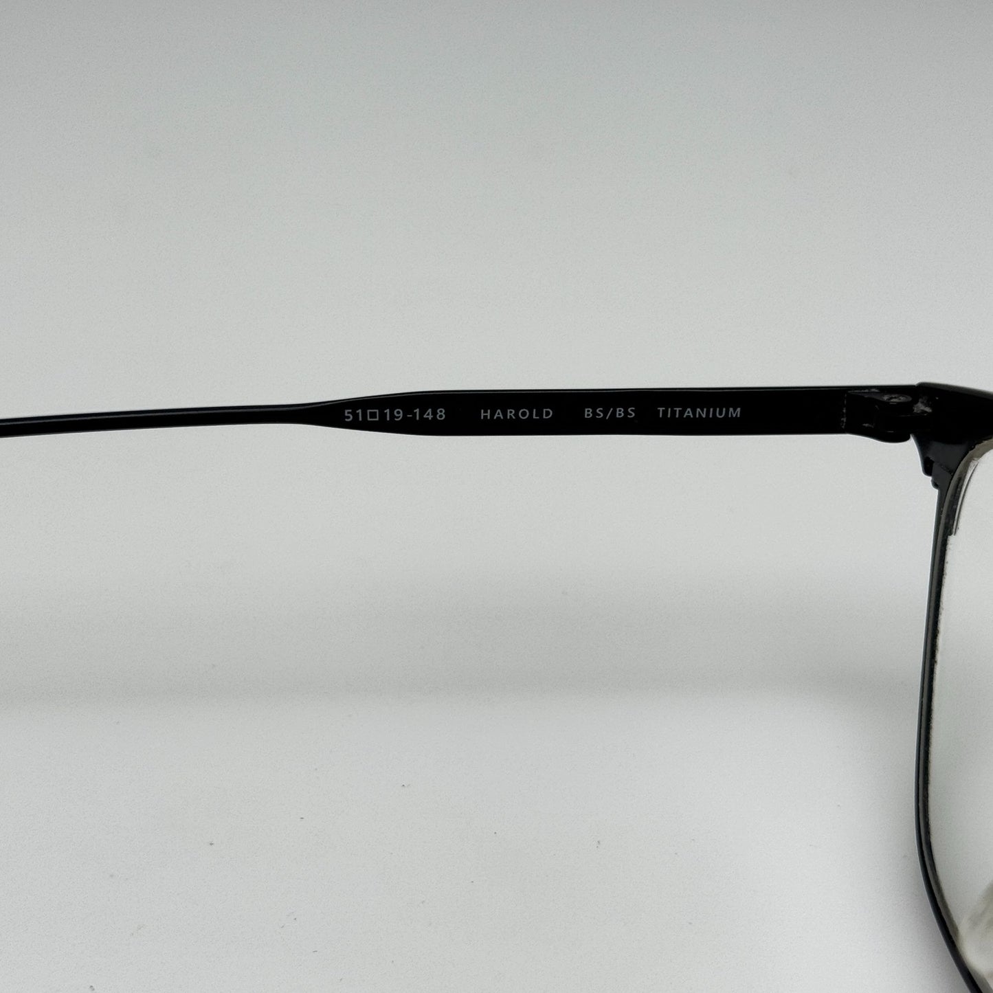 Salt. Optics Harold BS/BS Eyeglasses Eye Glasses Frames Japan W/ Clip 51-19-148