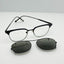 Salt. Optics Harold BS/BS Eyeglasses Eye Glasses Frames Japan W/ Clip 51-19-148