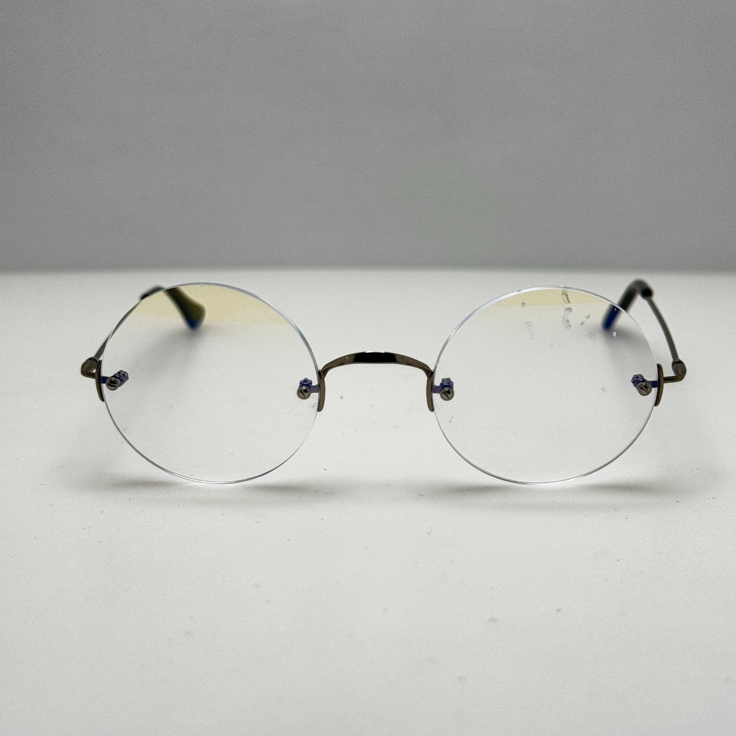 Lunor Eyeglasses Eye Glasses Frames Classic Round Col PP Germany 44-21-145