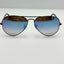 Ray Ban Sunglasses RB 3025 002/4O Aviator Large Metal Black Italy 58-14-135