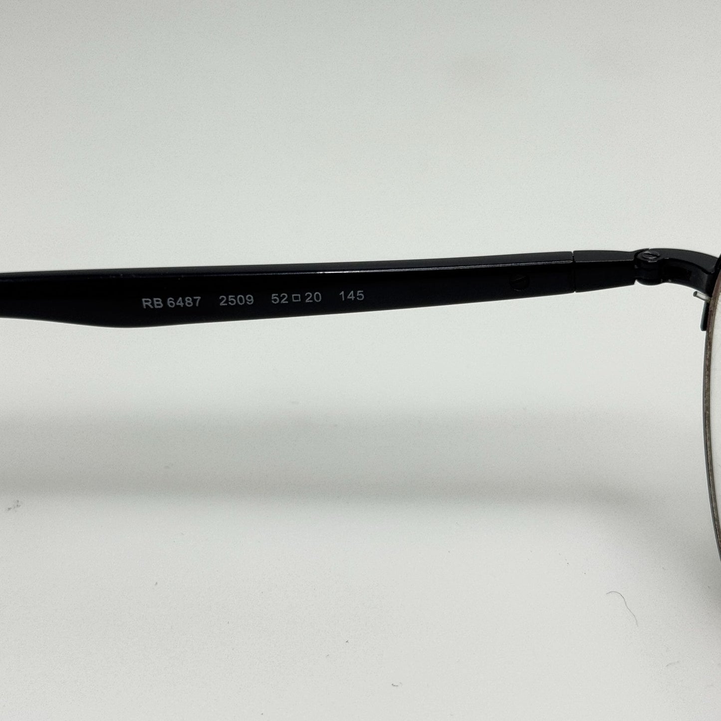 Ray Ban RB 6487 2509 Black Eyeglasses Eye Glasses Frames 52-20-145