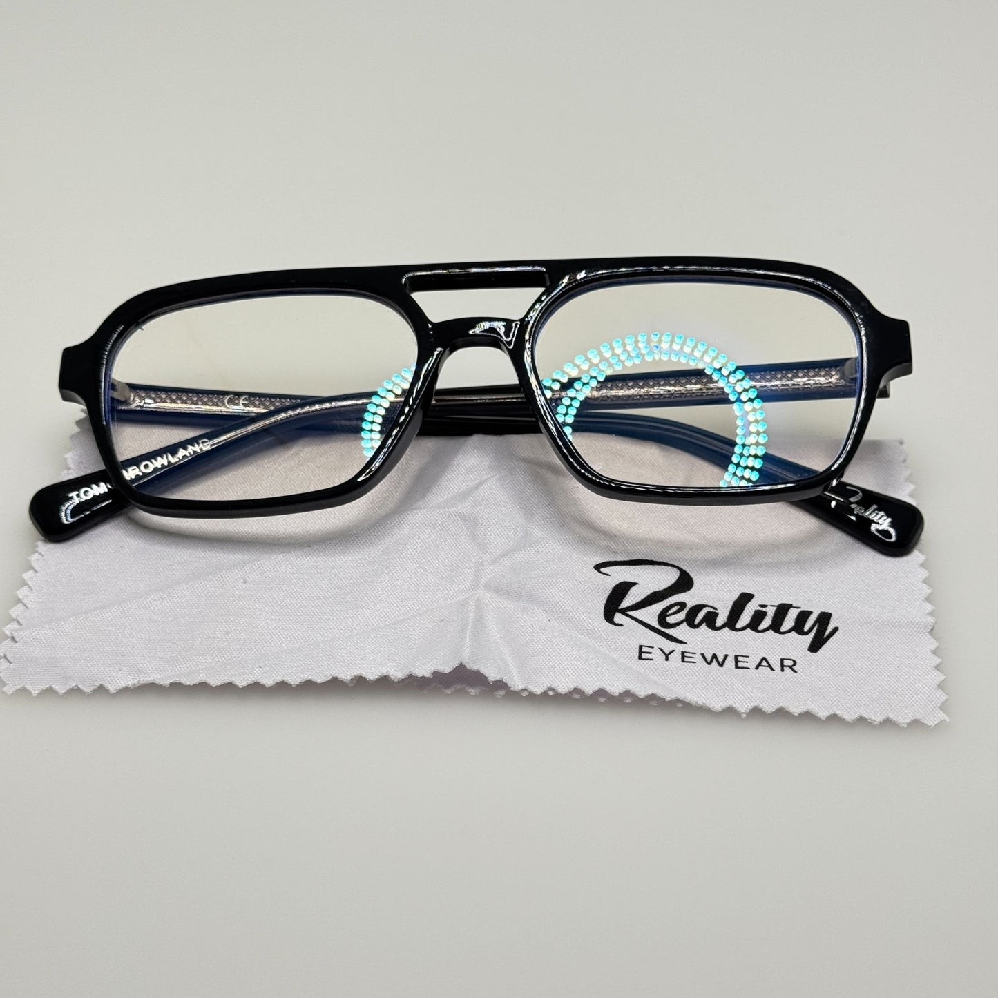 Reality Eyeglasses Eye Glasses Frames Tomorrowland Black