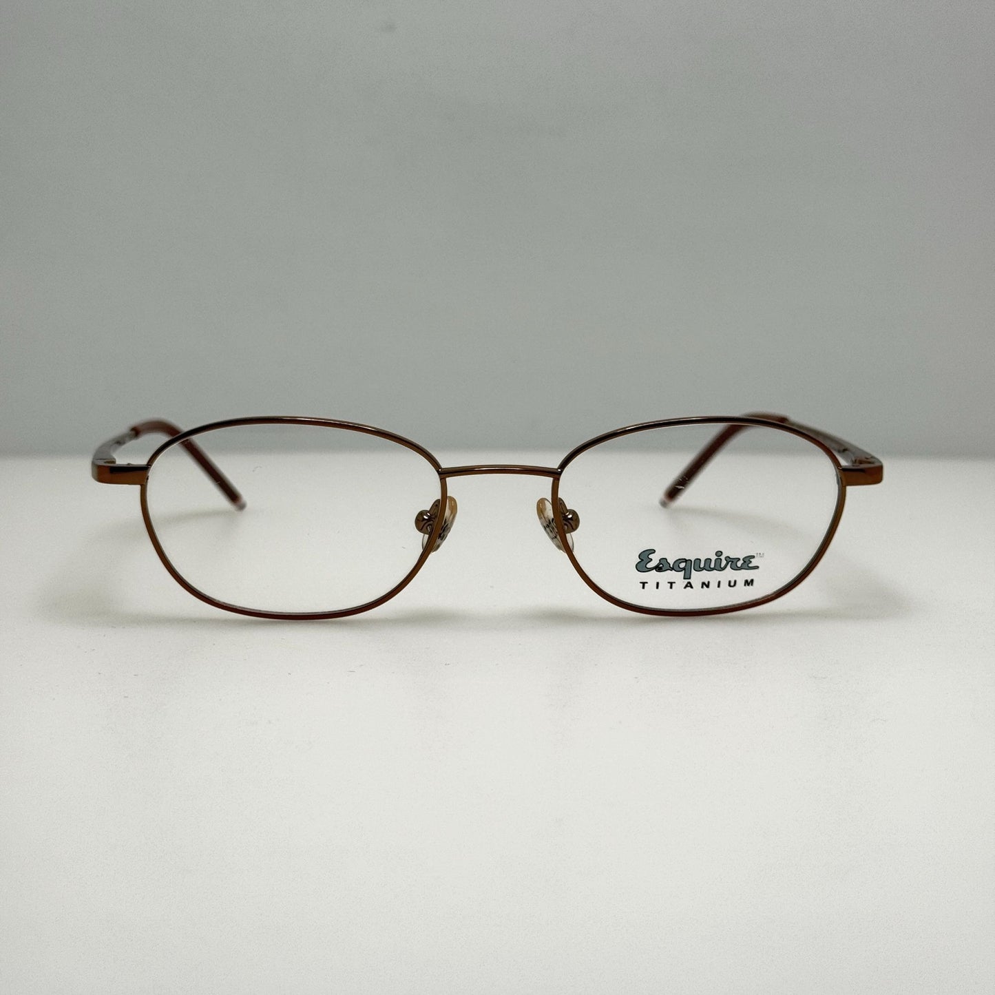 Esquire ET12 Brown Titanium Eyeglasses Eye Glasses Frames 49-18-135