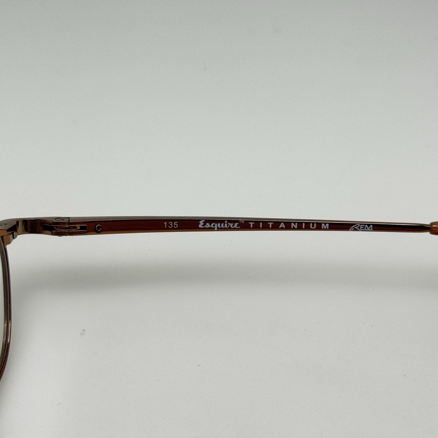 Esquire ET12 Brown Titanium Eyeglasses Eye Glasses Frames 49-18-135