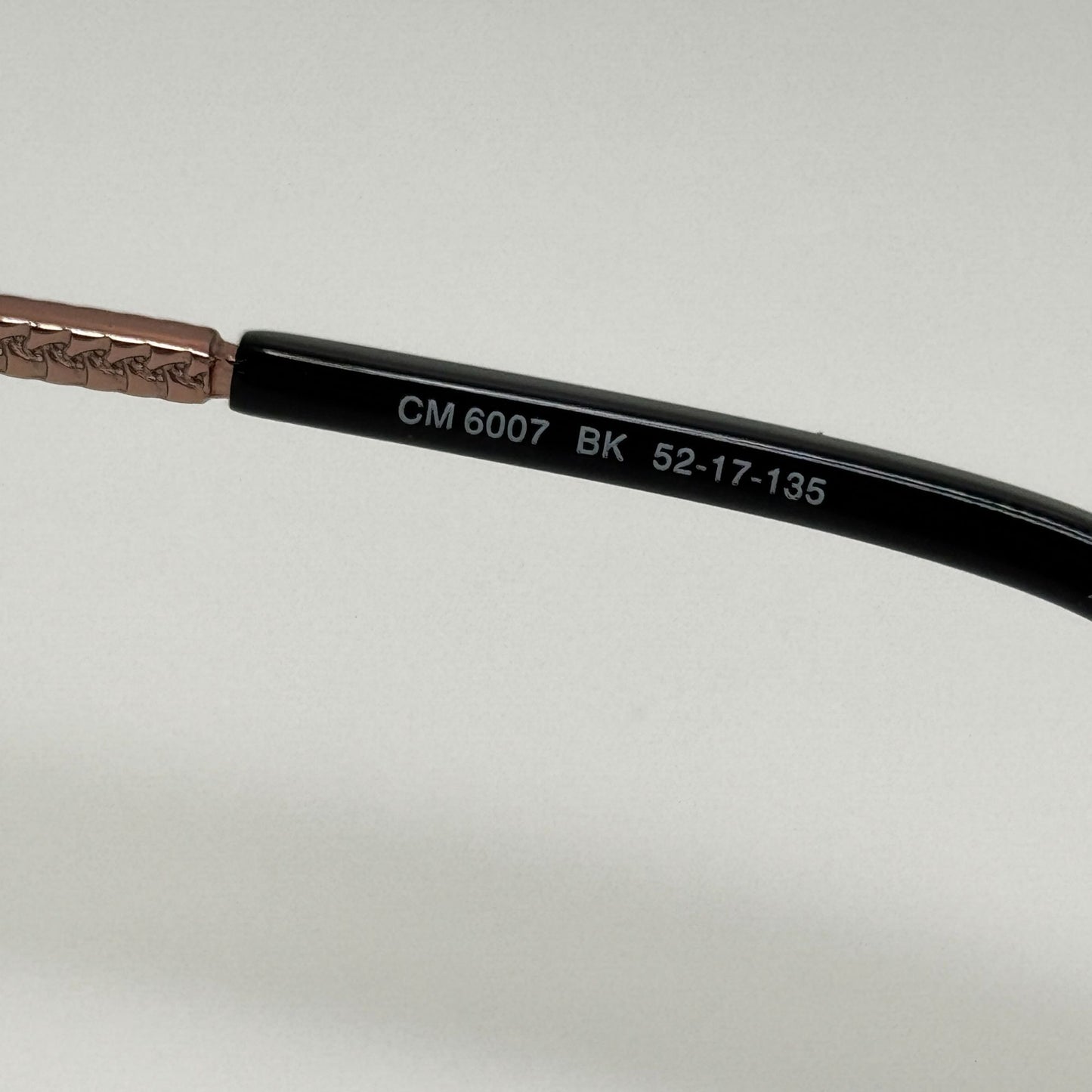 Chelsea Morgan CM 6007 BK Eyeglasses Eye Glasses Frames 52-17-135