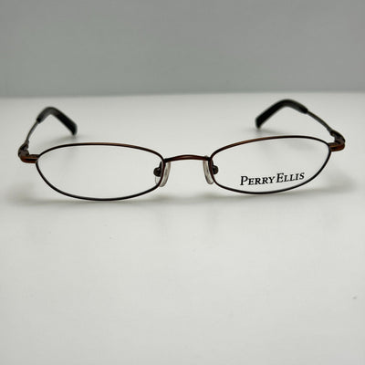 Perry Ellis PE 216 2 Antique Brown Eyeglasses Eye Glasses Frames 50-18-130