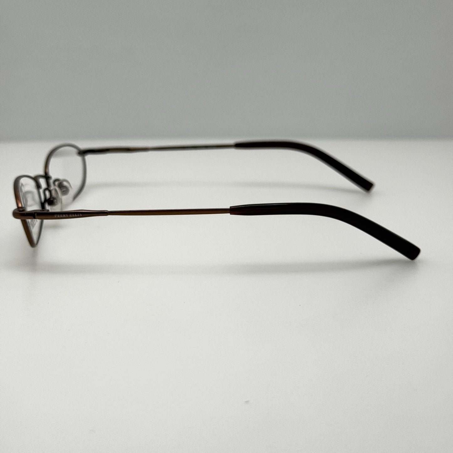 Perry Ellis PE 216 2 Antique Brown Eyeglasses Eye Glasses Frames 50-18-130
