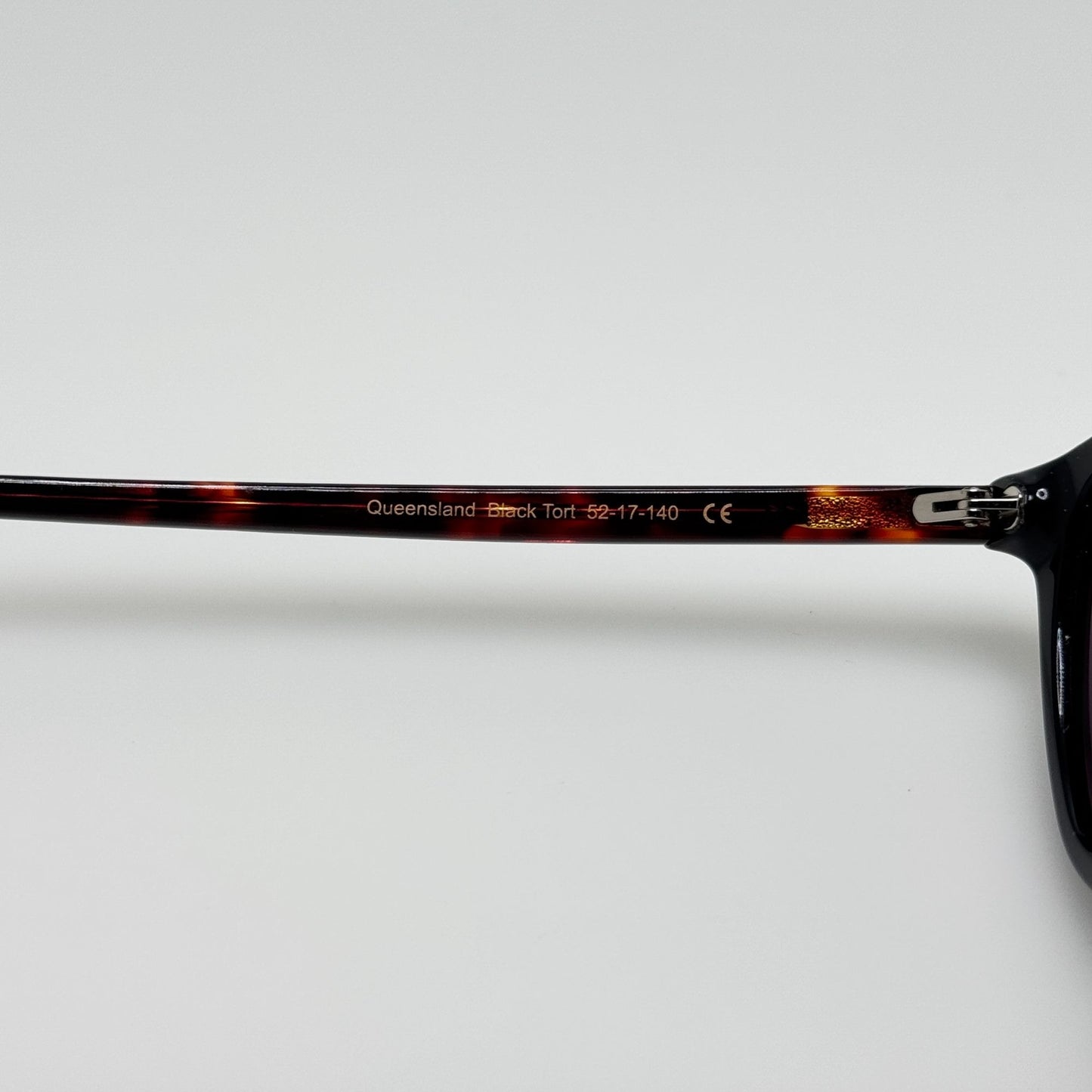 Main + Central Sunglasses Queensland Black Tort 52-17-140