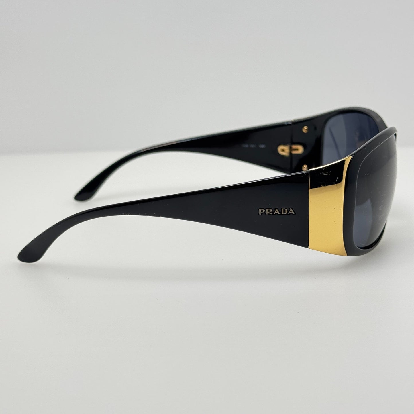 Prada Sunglasses SPR 07G 1AB-1A1 Black 61-15-120