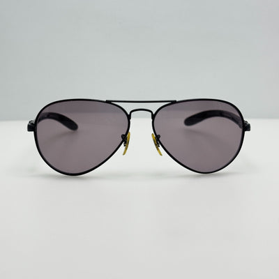 Ray Ban RB 8307 002/N5 Eyeglasses Eye Glasses Frames Black Carbon Fiber 58-14