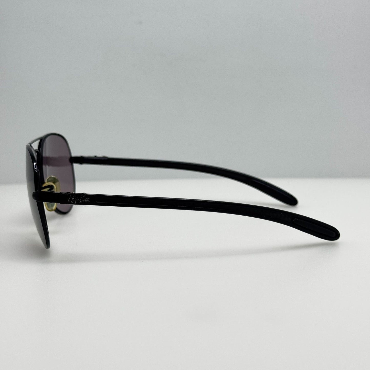 Ray Ban RB 8307 002/N5 Eyeglasses Eye Glasses Frames Black Carbon Fiber 58-14