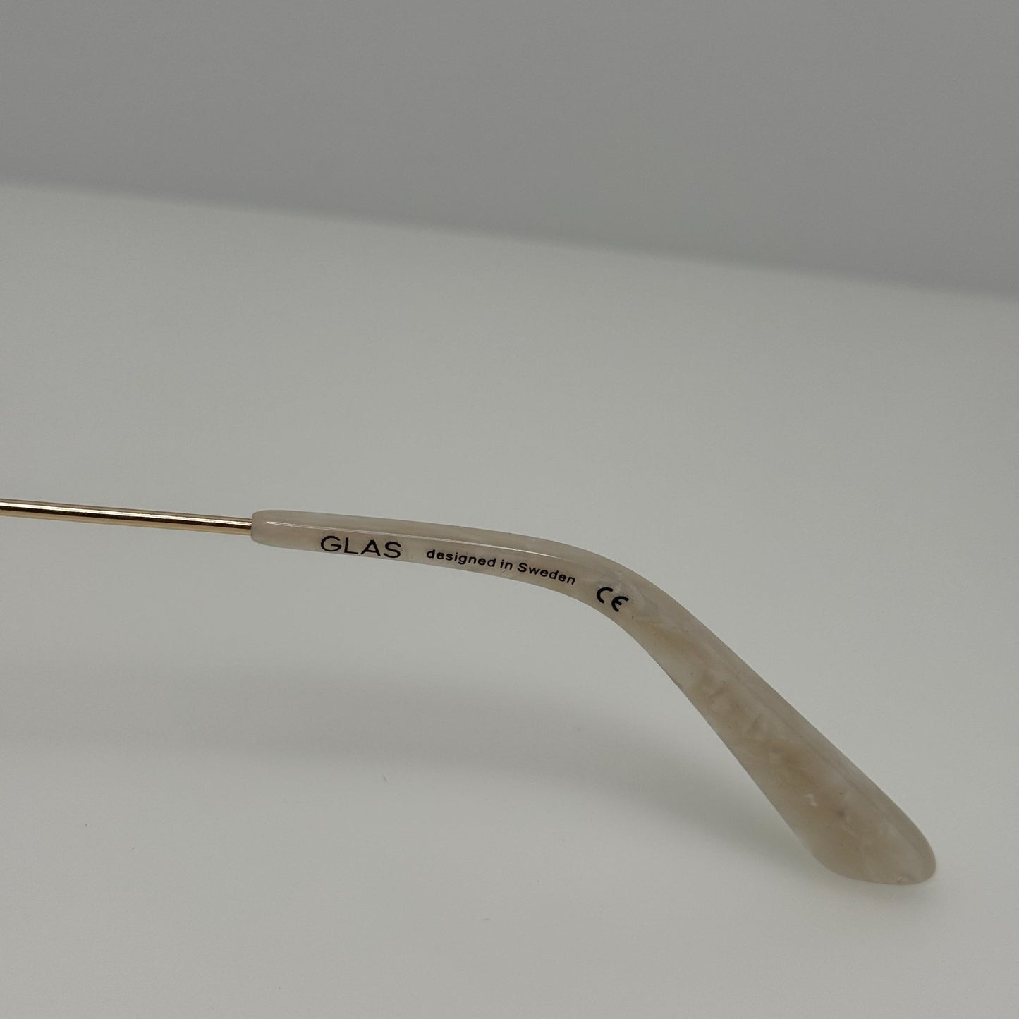 Glas Wilma Gold Eyeglasses Eye Glasses Readers +2.50 Blue 54-18-140