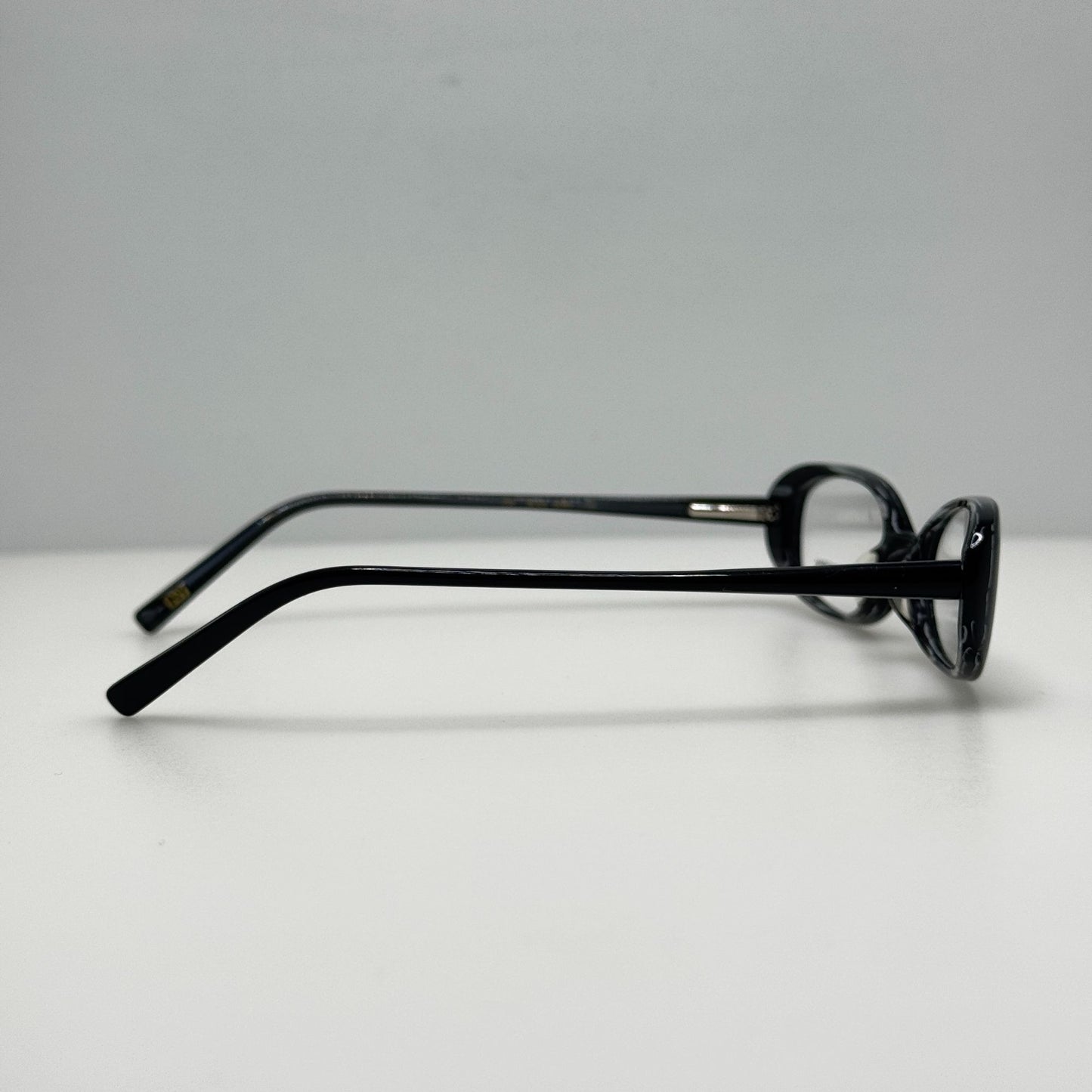 Jones New York J701 Black Horn Eyeglasses Eye Glasses Frames 48-19-135