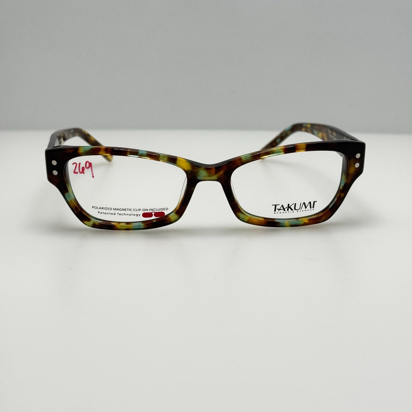 Takumi T9962 60 Eyeglasses Eye Glasses Frames 50-17-140 W/ Clip