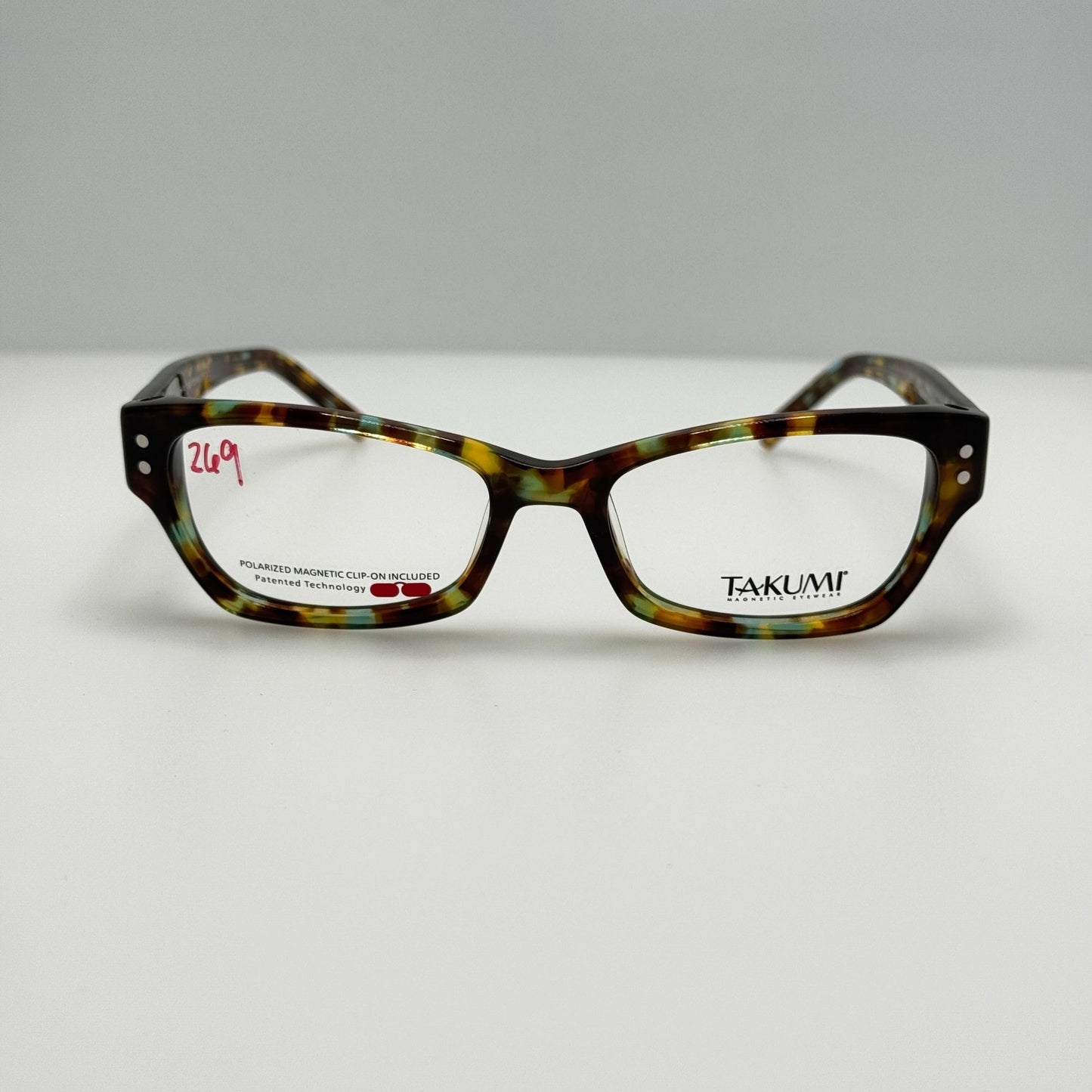 Takumi T9962 60 Eyeglasses Eye Glasses Frames 50-17-140 W/ Clip