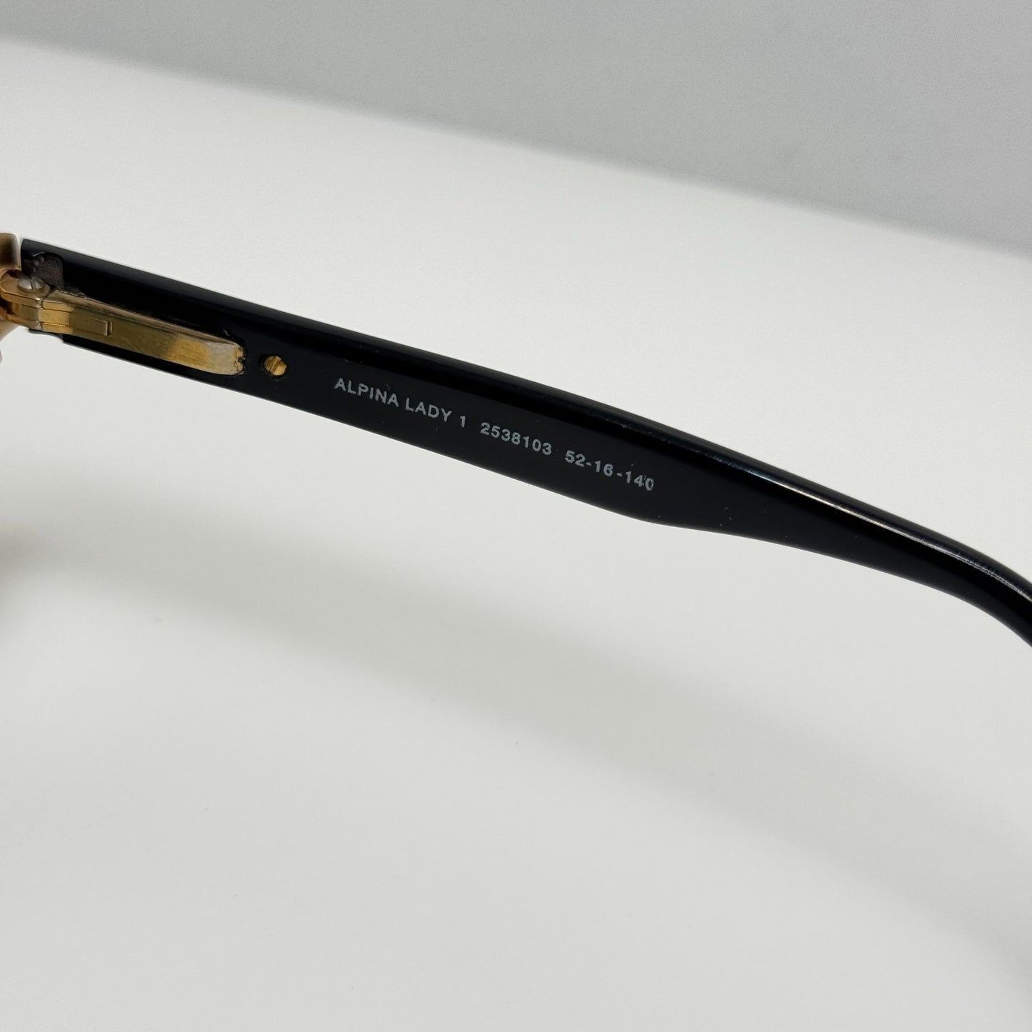 Alpina Sunglasses Lady 1 2538103 Germany Vintage Rare 52-18-140
