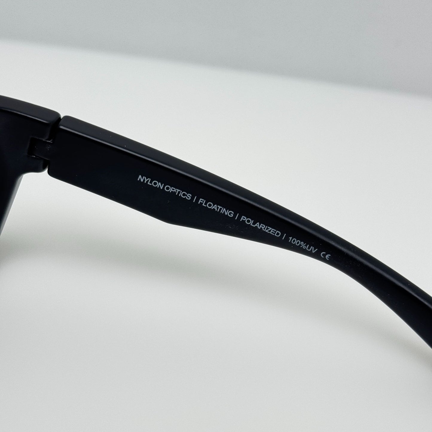 Rheos Sunglasses Eddies Floating Black Nylon Polarized