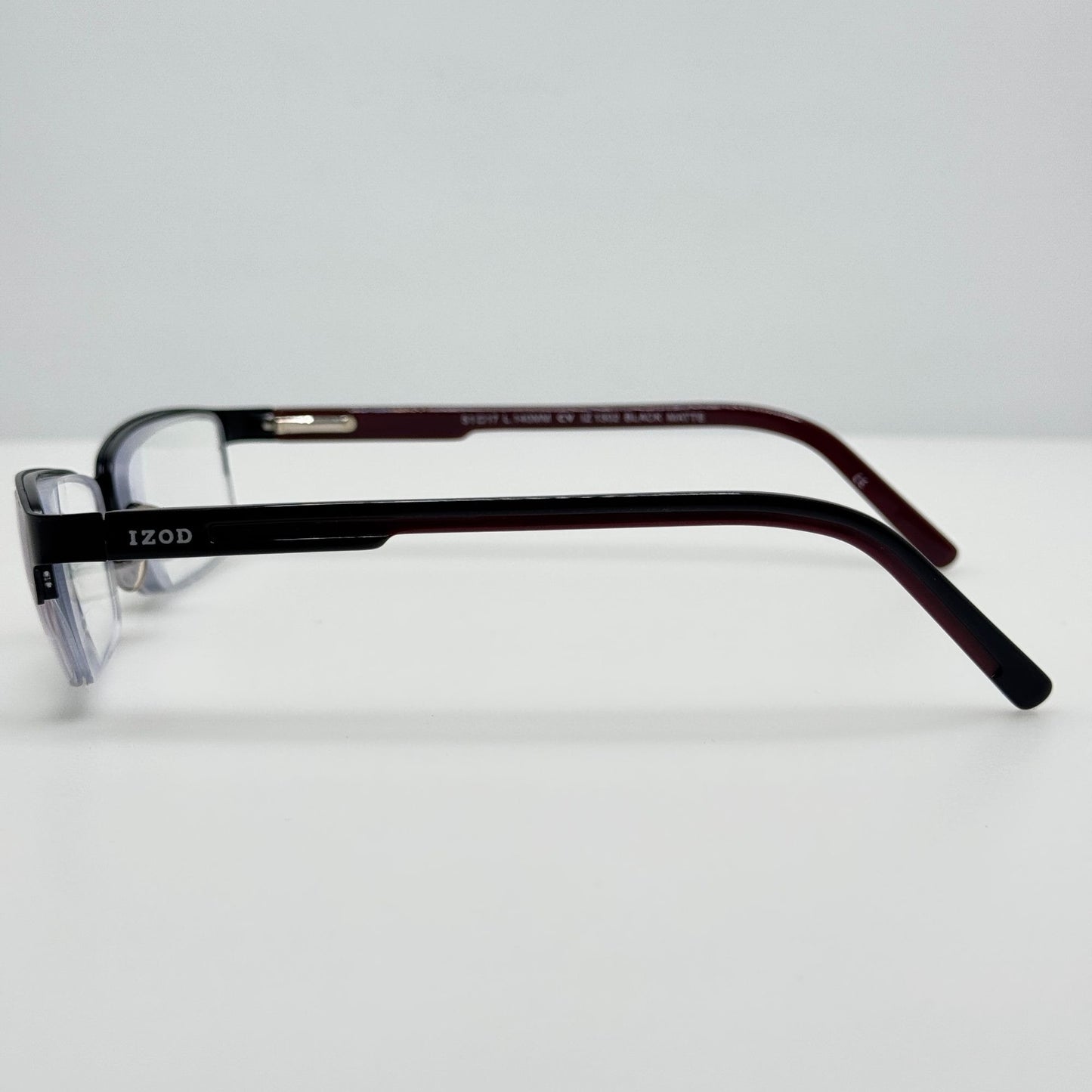 Izod Eyeglasses Eye Glasses Frames IZ 1302 Black Laminate 51-17-140