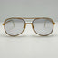 American Optical Eyeglasses Eye Glasses Frames EX590 Gold Z87 56-18-140
