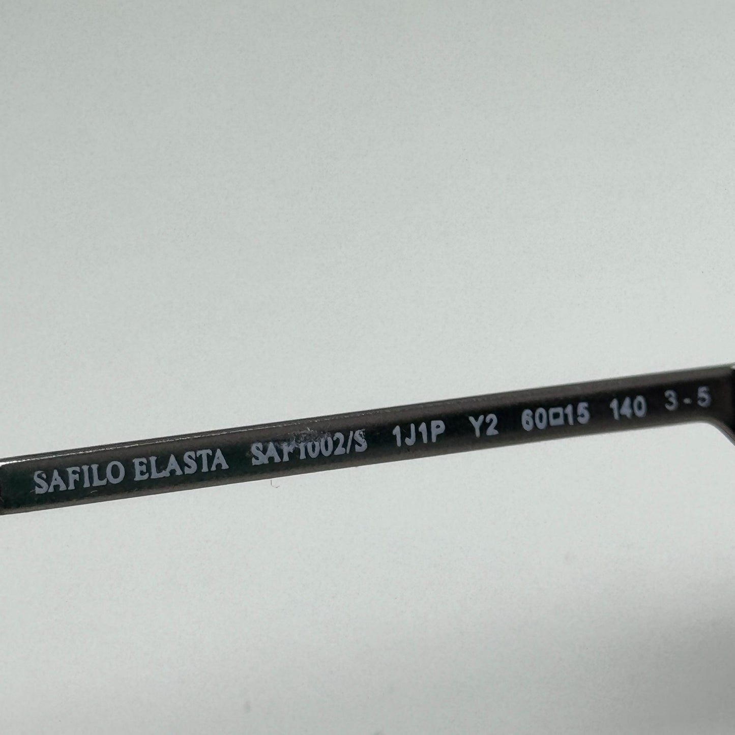 Safilo Elasta SAF1002/5 1J1P Eye Glasses Eyeglasses Frames Italy 60-15-140