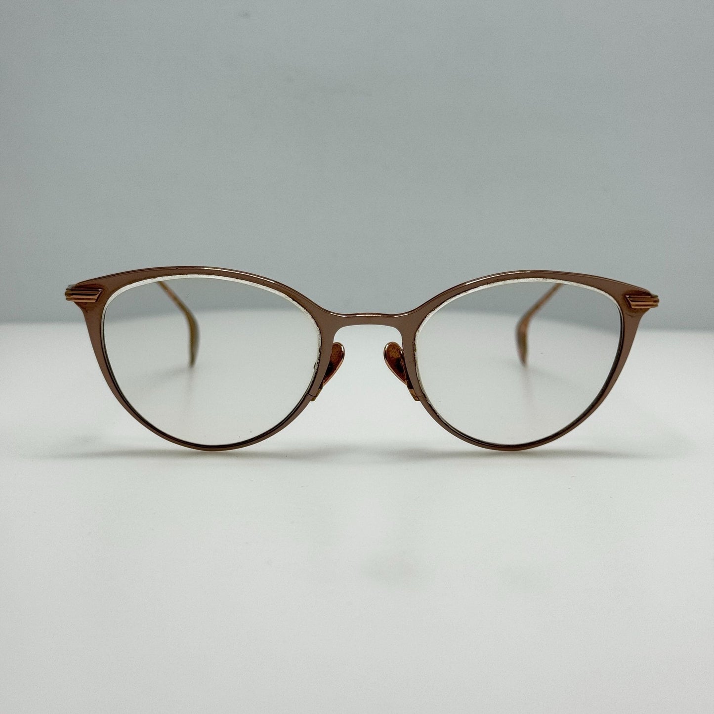 State Hirosaki Shell Rose Gold Eyeglasses Eye Glasses Frames Japan 52-21-140