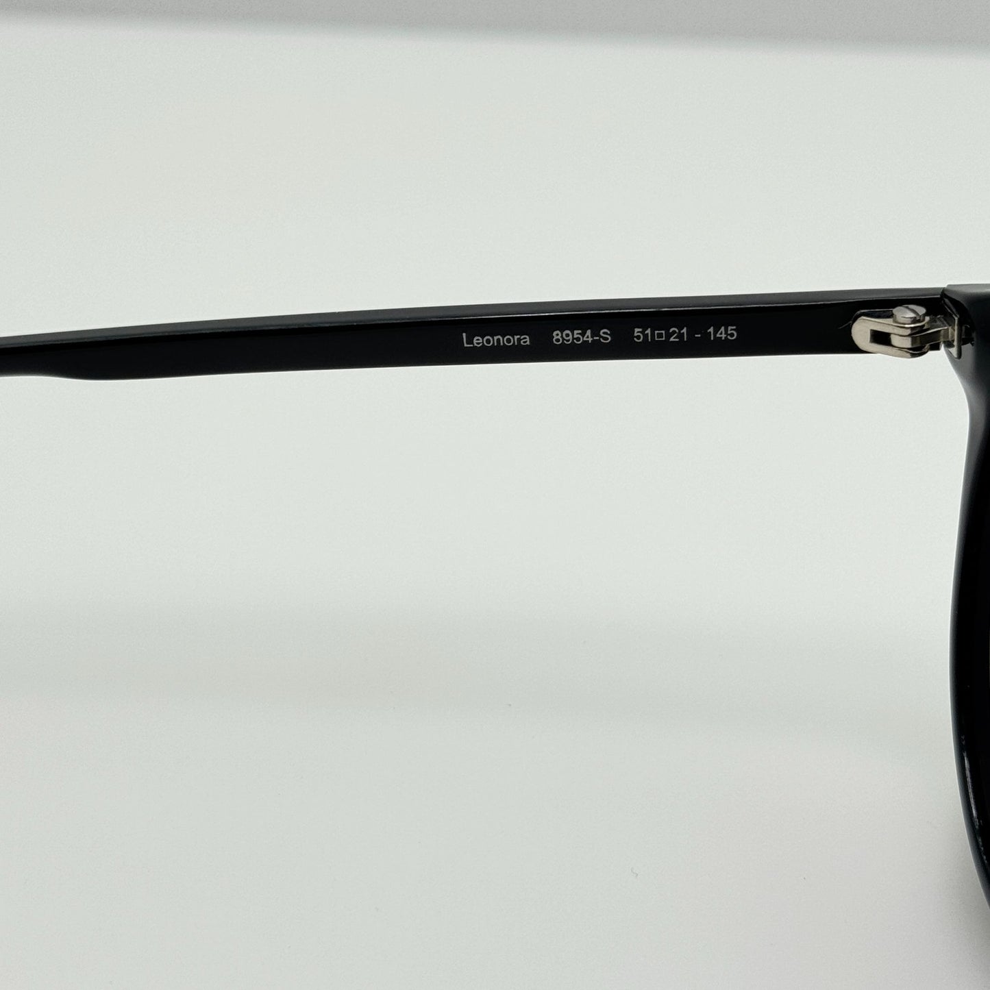 Serengeti Sunglasses 8954-S Leonora 51-21-145 Polarized Shiny Black Italy