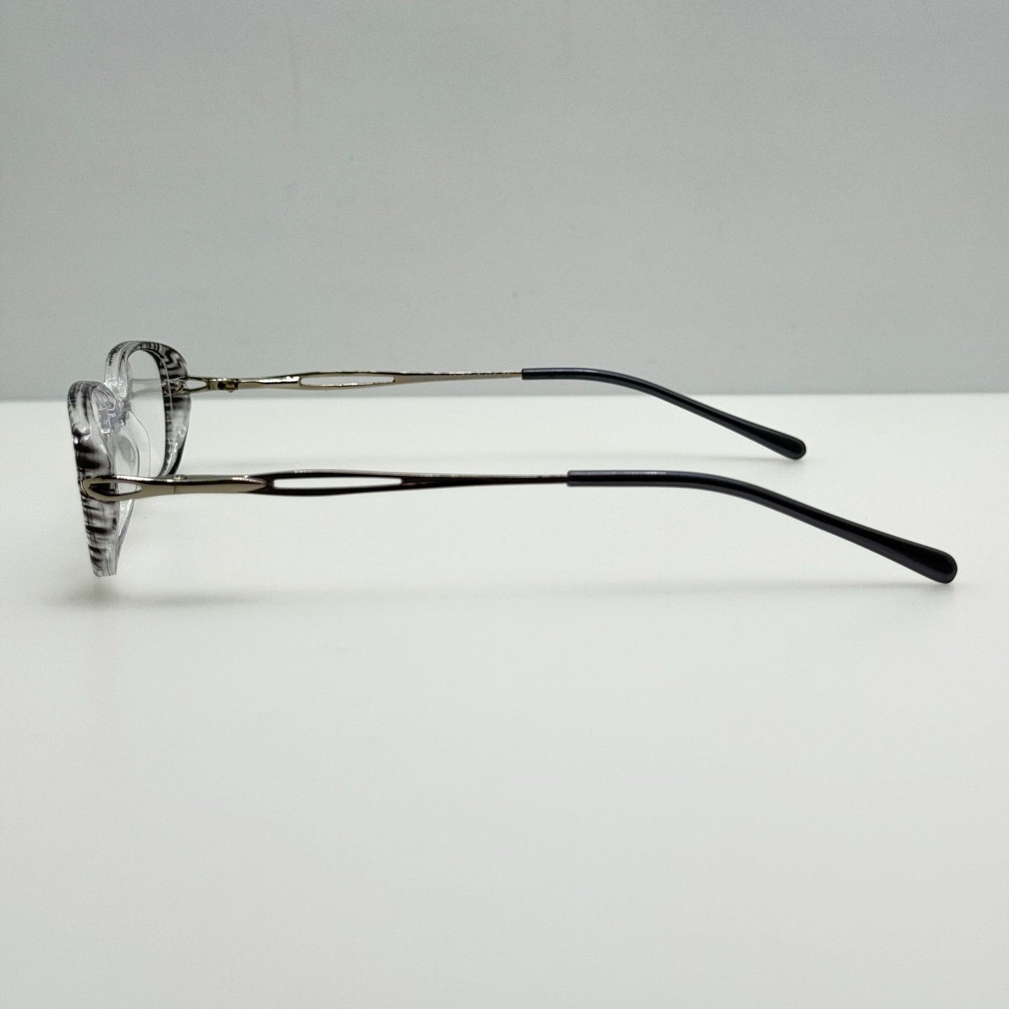 Dynasty Eyeglasses Eye Glasses Frames 60 Grey Silver