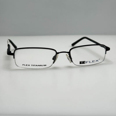 Ti Flex 1602 002 Black Eyeglasses Eye Glasses Frames 50-18-135