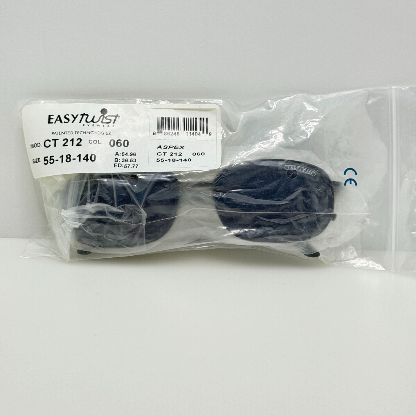Easytwist Easy Twist Eyeglasses Eye Glasses Frames CT 212 60 55-18-140