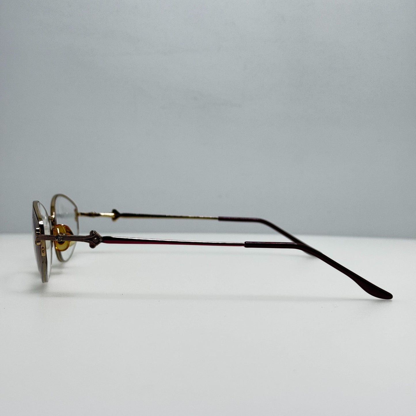 Marchon Eyeglasses Eye Glasses Frames Eggplant Golden 53-18-135
