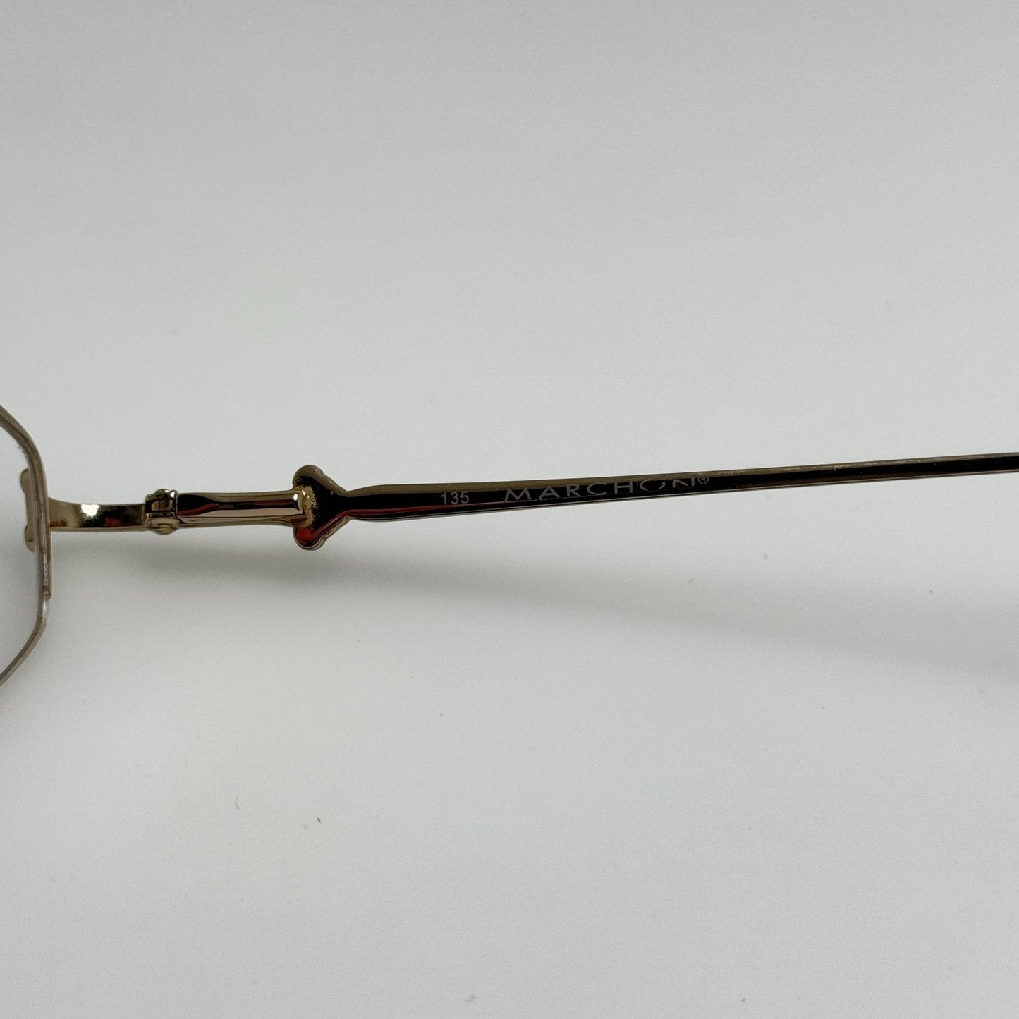 Marchon Eyeglasses Eye Glasses Frames Eggplant Golden 53-18-135