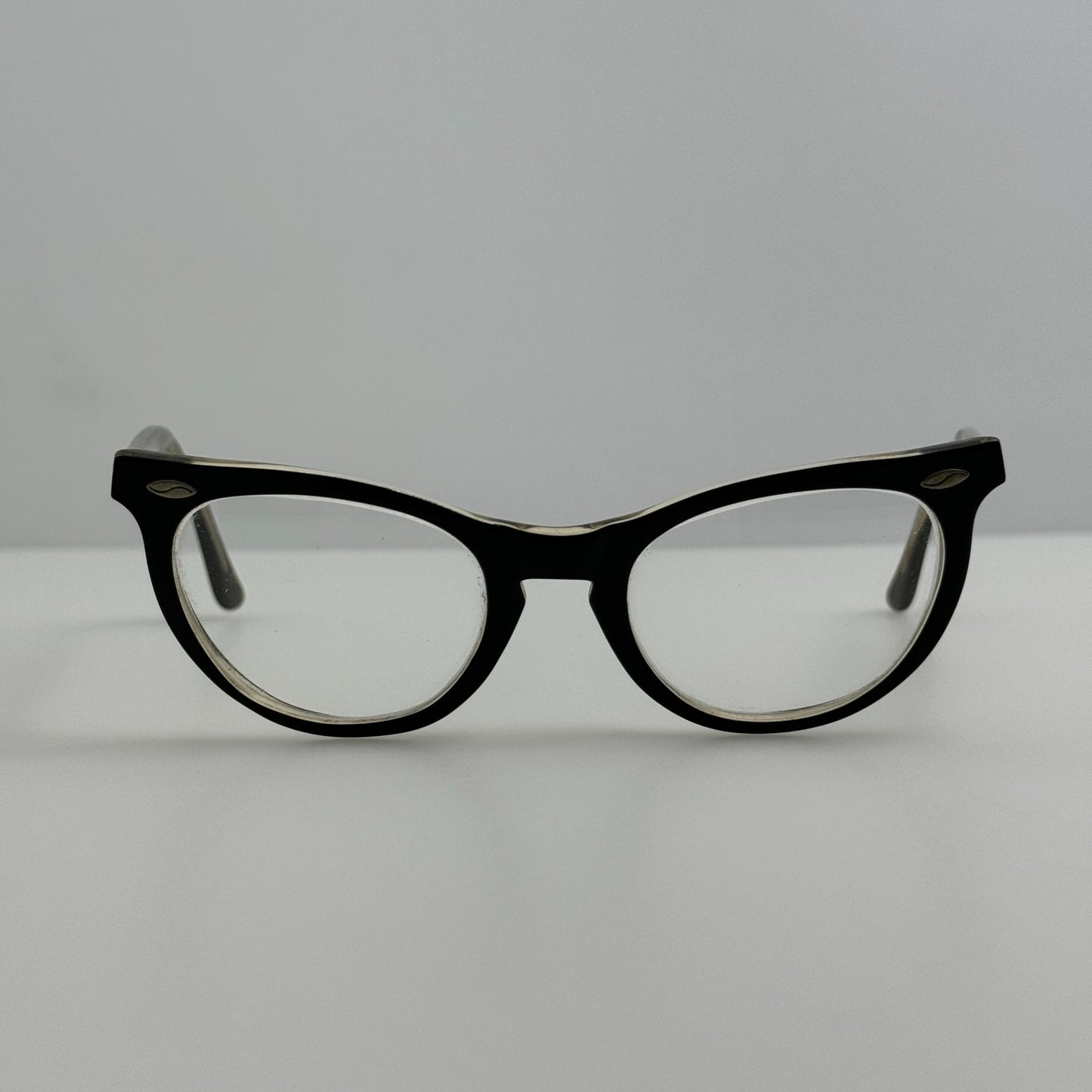 American Optical Eyeglasses Eye Glasses Frames 5 3/4 Cat Eye Vintage 44-20