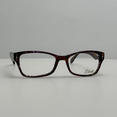 Diva Eyeglasses Eye Glasses Frames 5406 C. H44 51-17-143