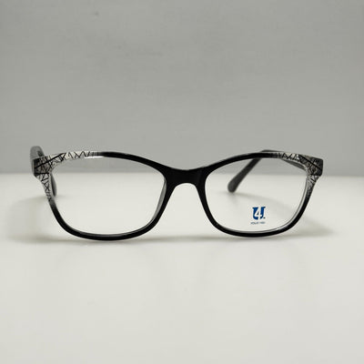 Four You U212 Capri Black Eyeglasses Eye Glasses Frames 51-17-140