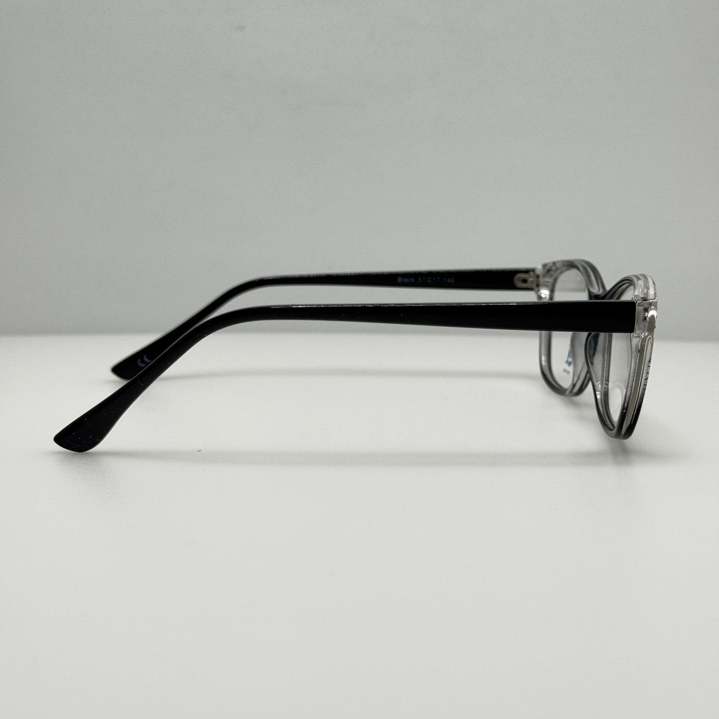 Four You U212 Capri Black Eyeglasses Eye Glasses Frames 51-17-140
