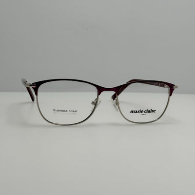Marie Claire Eyeglasses Eye Glasses Frames 6270 Purple Silver 53-17-140